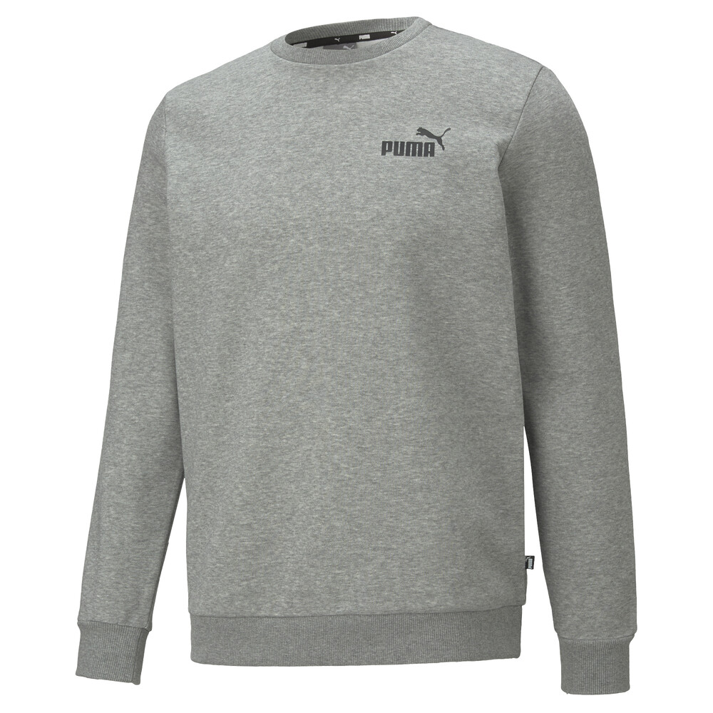 фото Толстовка essentials small logo crew neck men's sweatshirt puma