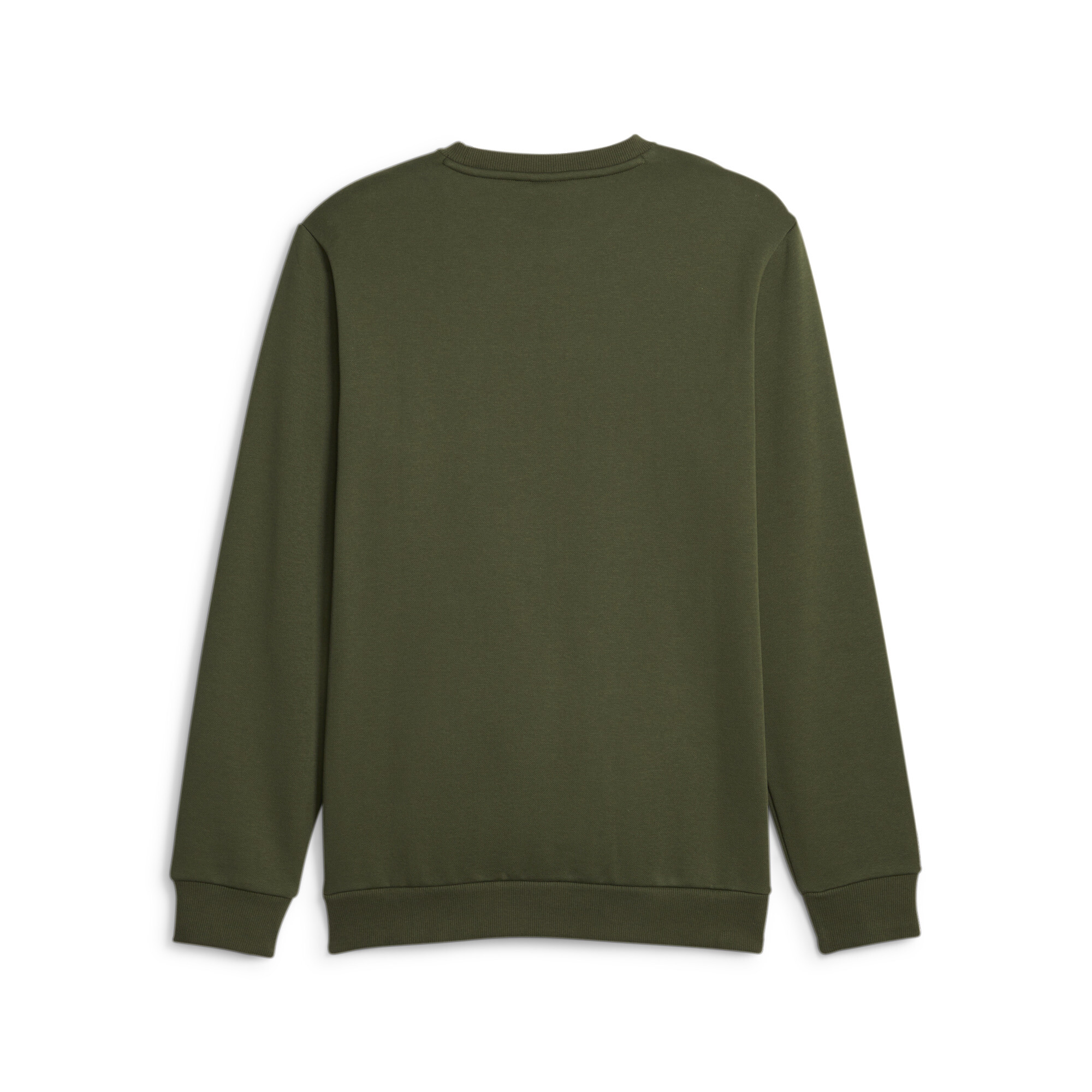 Men's Puma Essentials Small Logo Crew Neck's Sweatshirt, Green, Size L, Clothing