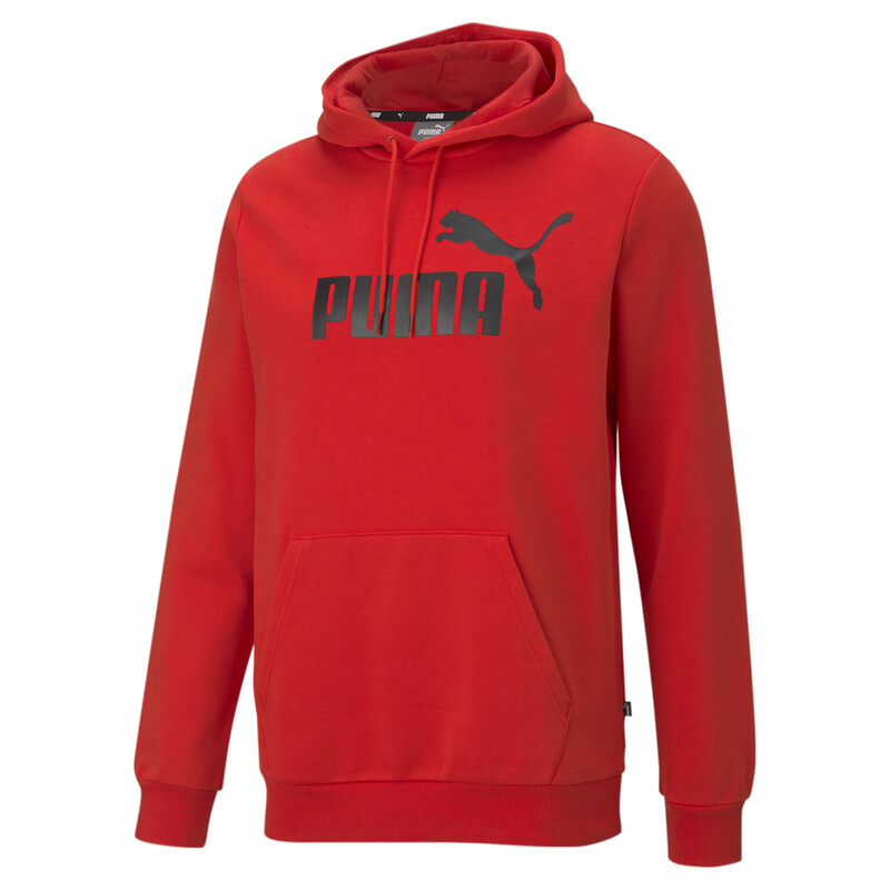 

Men's PUMA Essential Big Logo Regular Fit Hoodie, Red