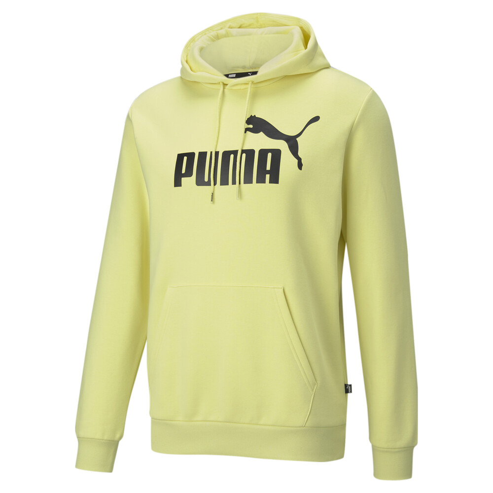 Buy Puma Yellow Logo Regular Fit Hoodie For Men Online Tata CLiQ Luxury