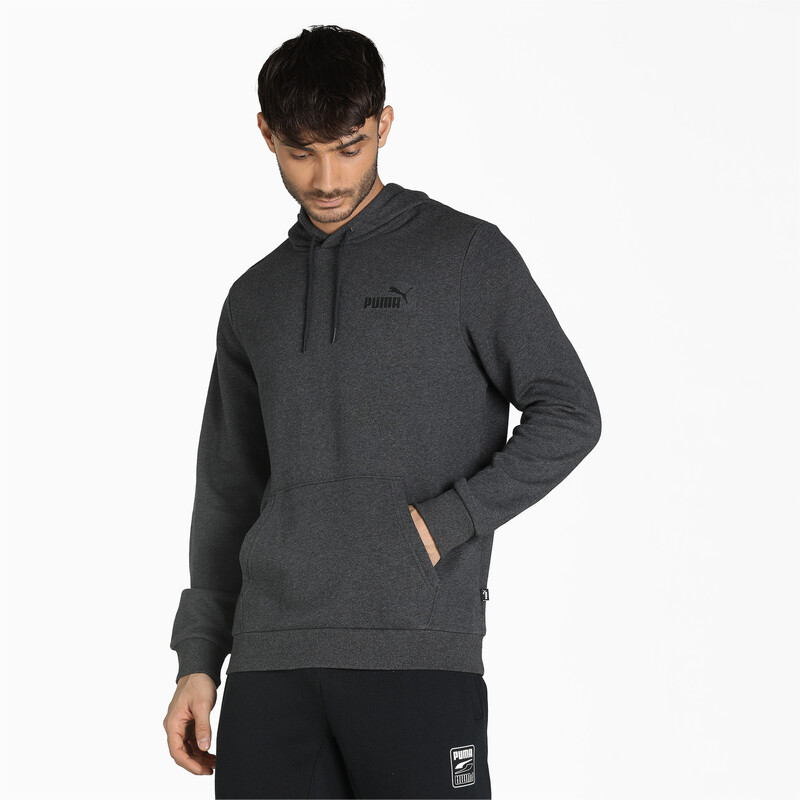 

Men's PUMA Essential Small Logo Regular Fit Hoodie, Gray