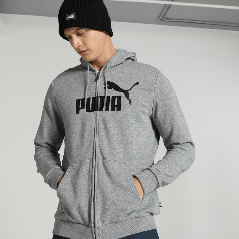 

Men's PUMA Big Logo Full-Zip Regular Fit Hoodie