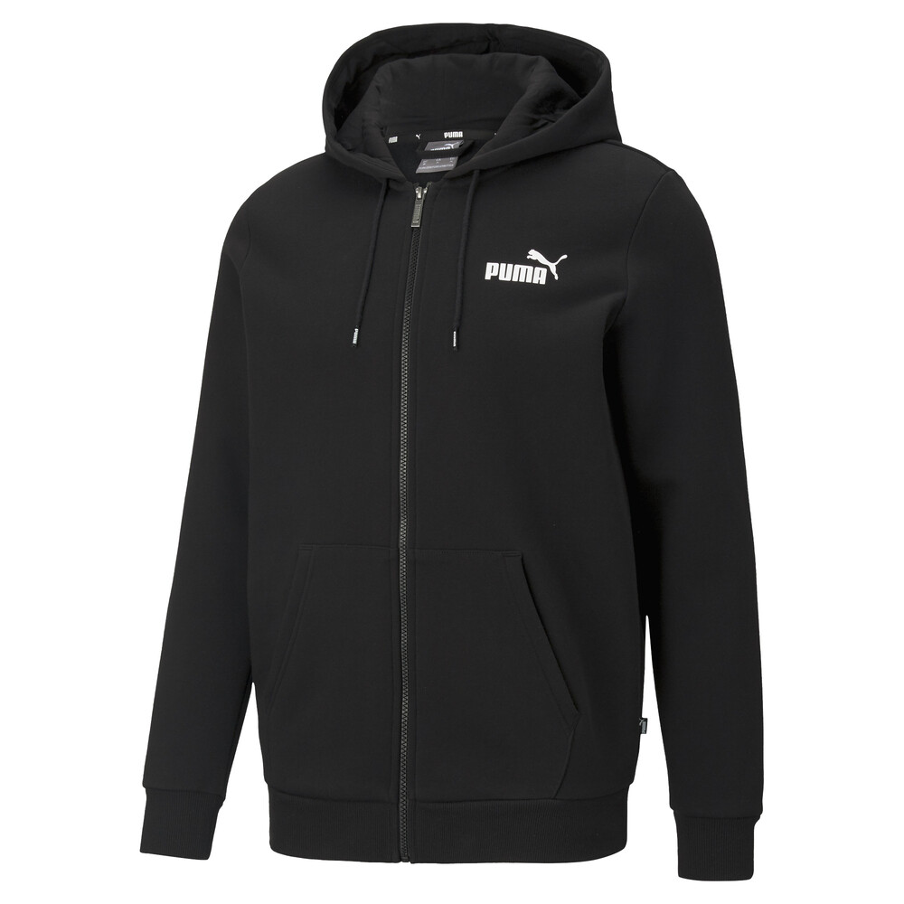 фото Толстовка essentials full-zip logo men's hoodie puma