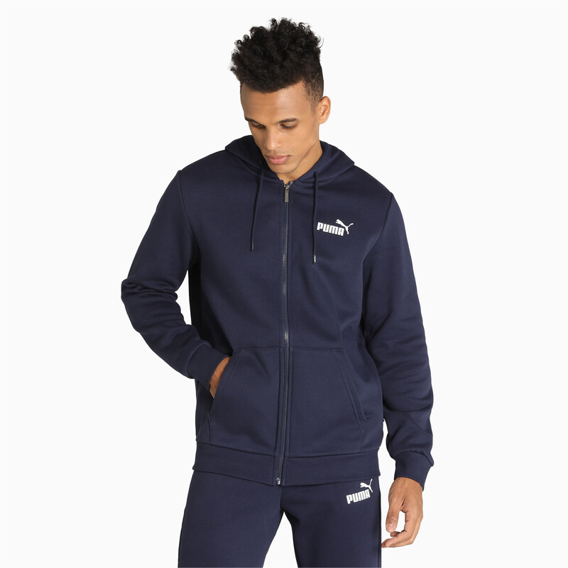 

Men's PUMA Small Logo Full-Zip Regular Fit Hoodie