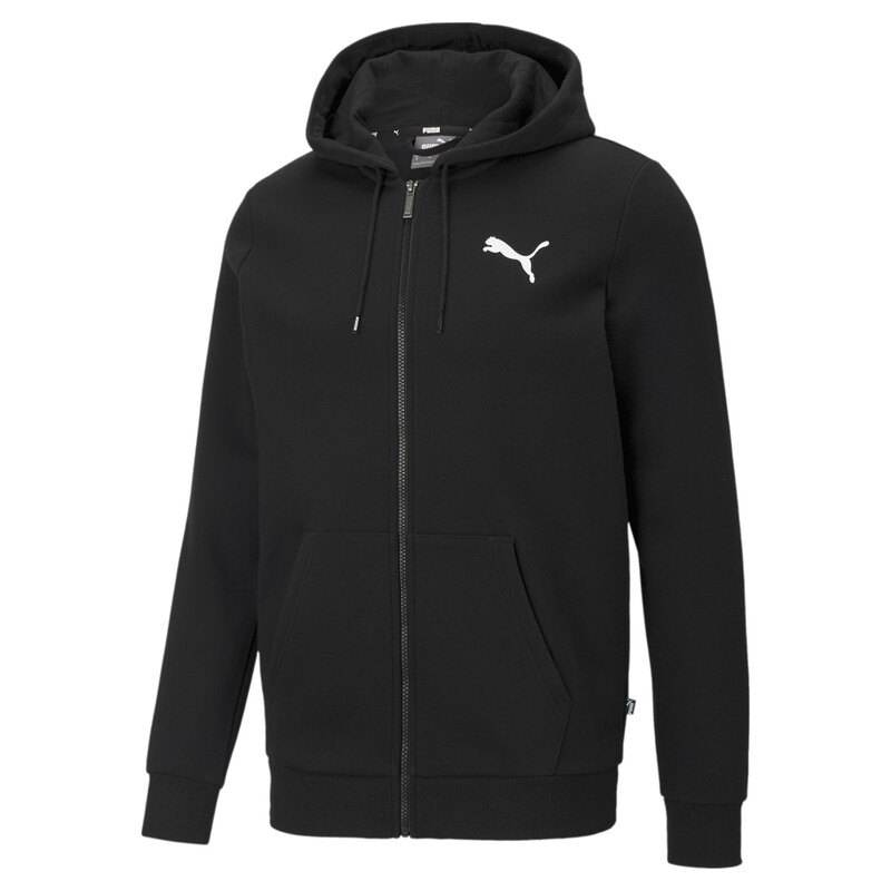 

Men's PUMA Essentials Small Logo Full-Zip Regular Fit Hoodie