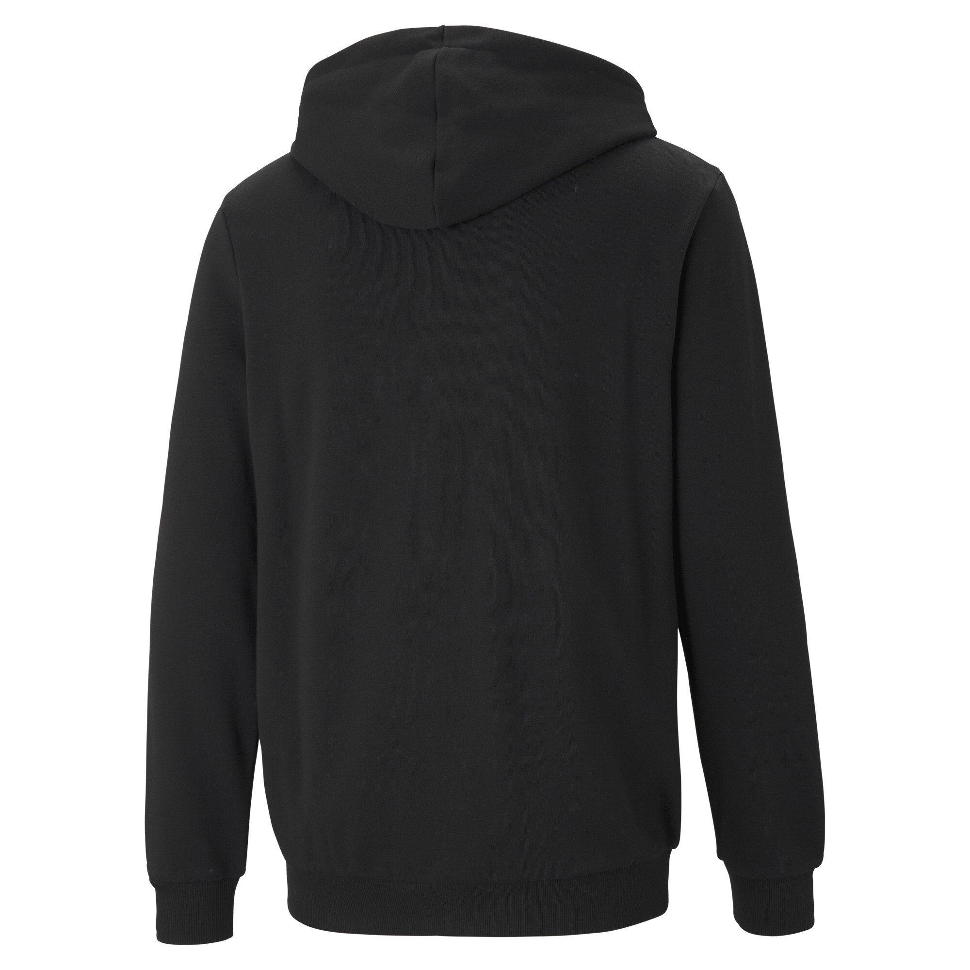 Men's Puma Essentials Small Logo Full-Zip Hoodie, Black, Size S, Clothing