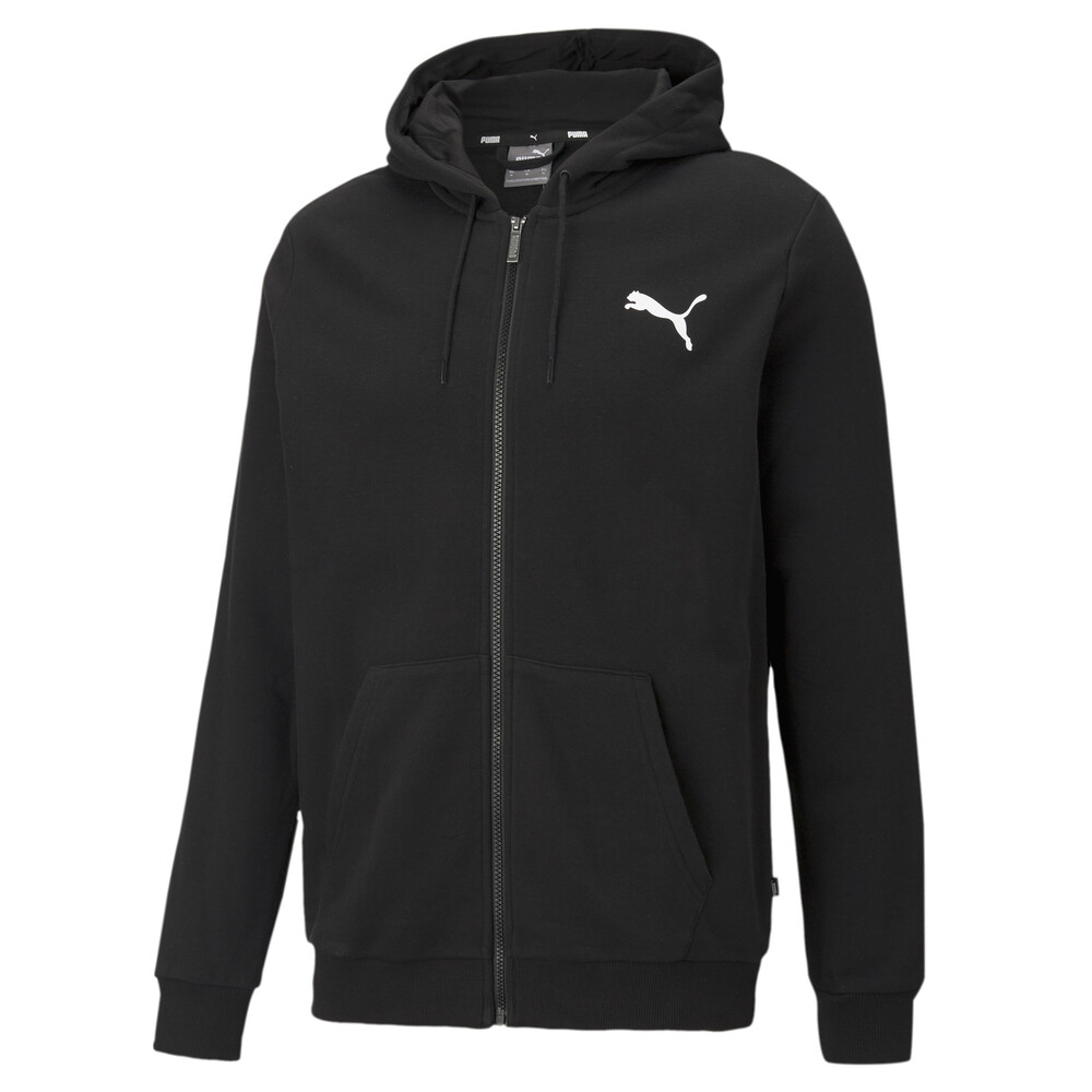 фото Толстовка essentials small logo full-zip men's hoodie puma