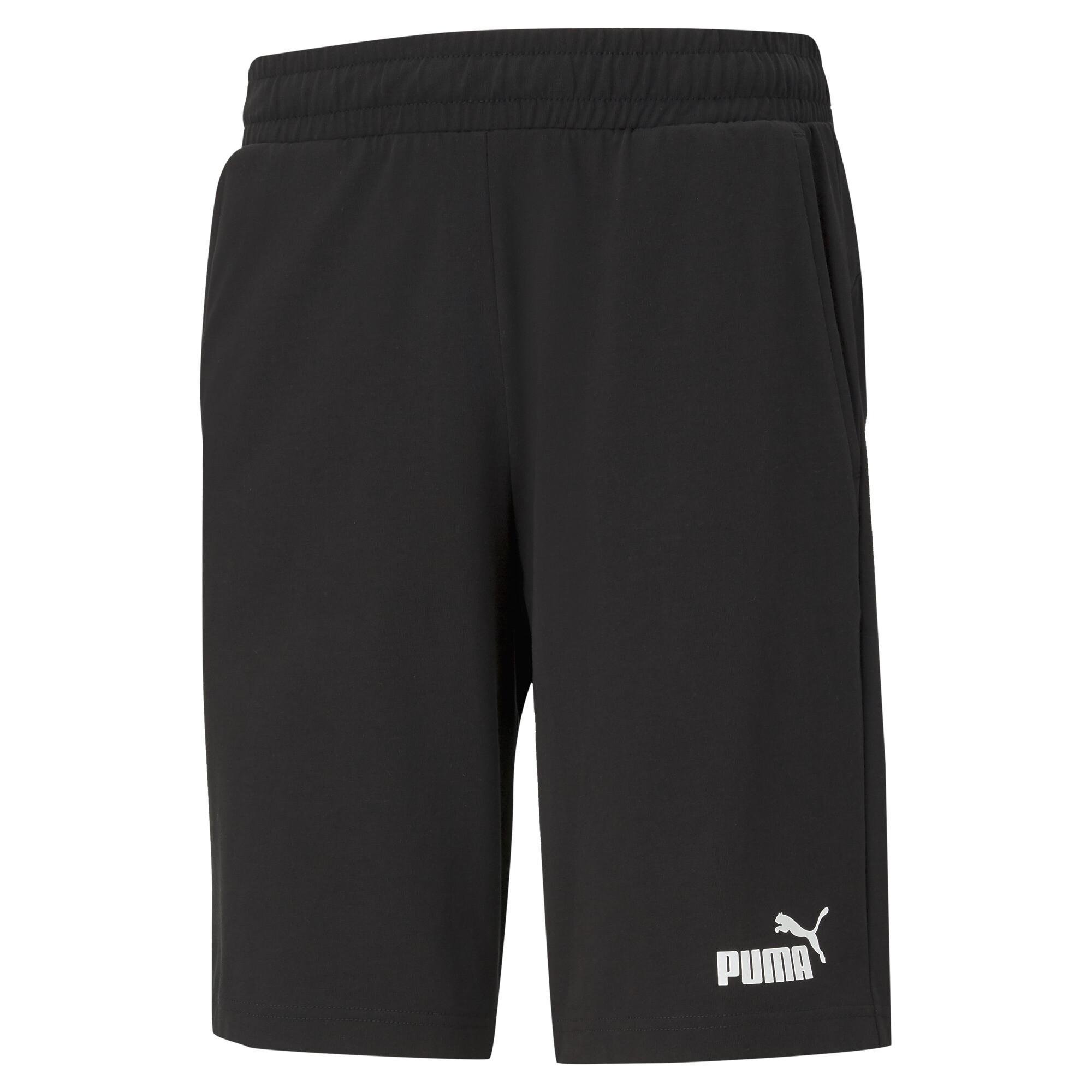 Men's Puma Essentials Jersey Shorts, Black, Size XL, Clothing