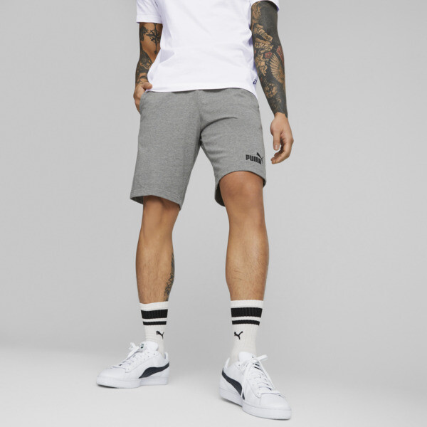 Essentials Jersey Shorts Men gray PUMA