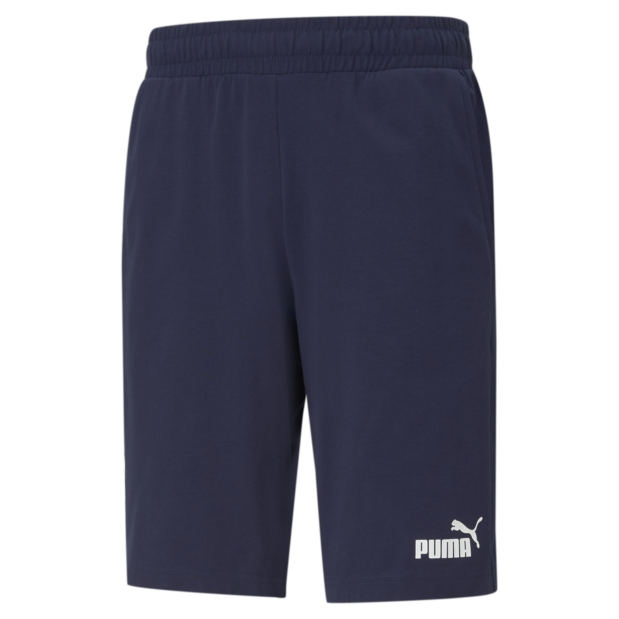 Men's Puma Essentials Jersey Shorts, Blue, Size XS, Clothing