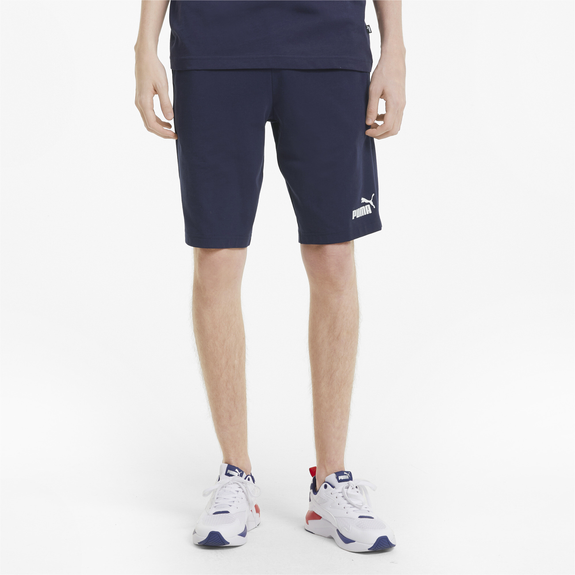 Essentials Jersey Shorts Men blue PUMA