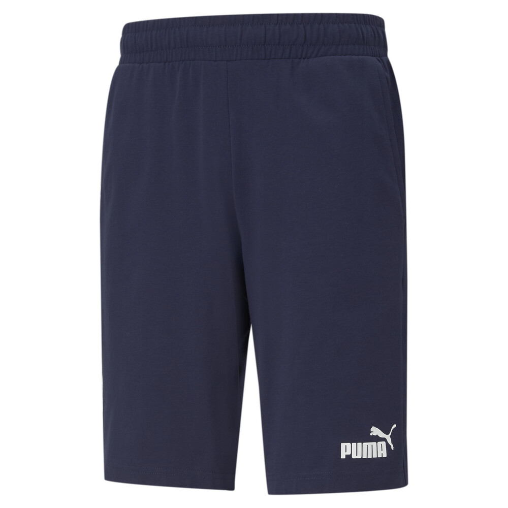 Essentials Jersey Men's Shorts Blue PUMA