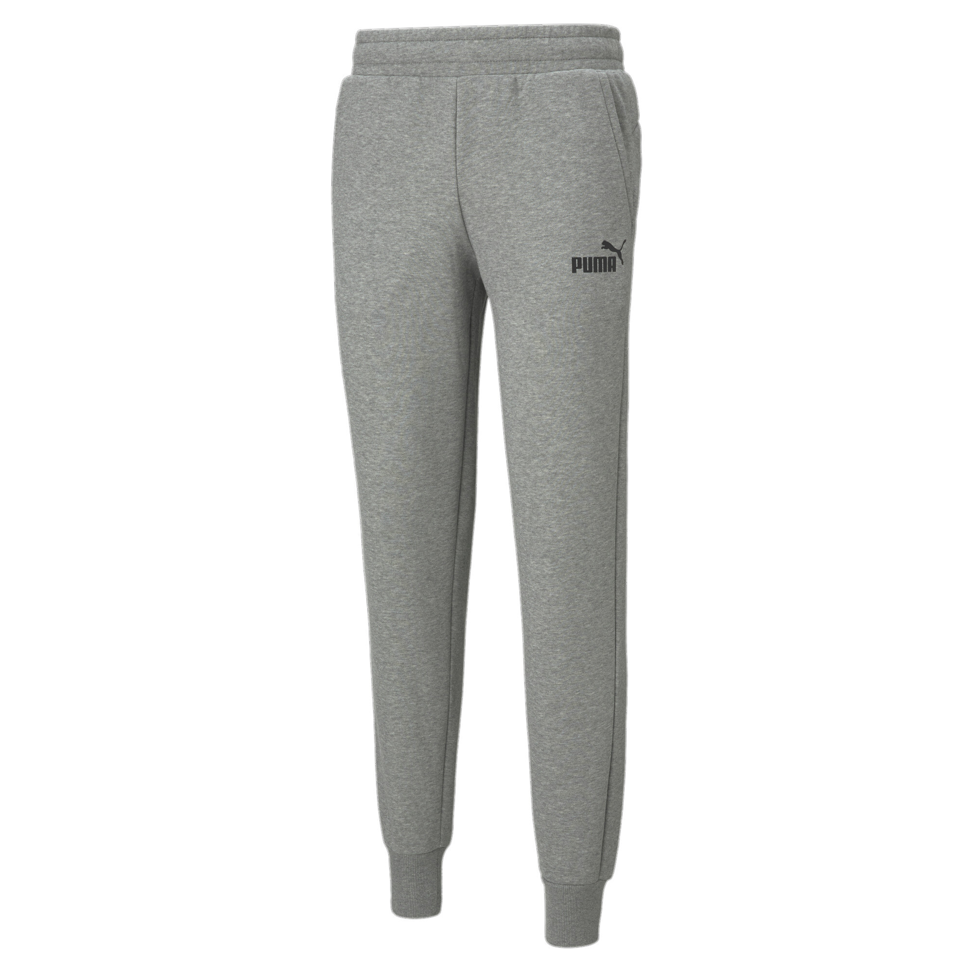 Men's Puma Essentials Logo's Sweatpants, Gray, Size XXS, Clothing