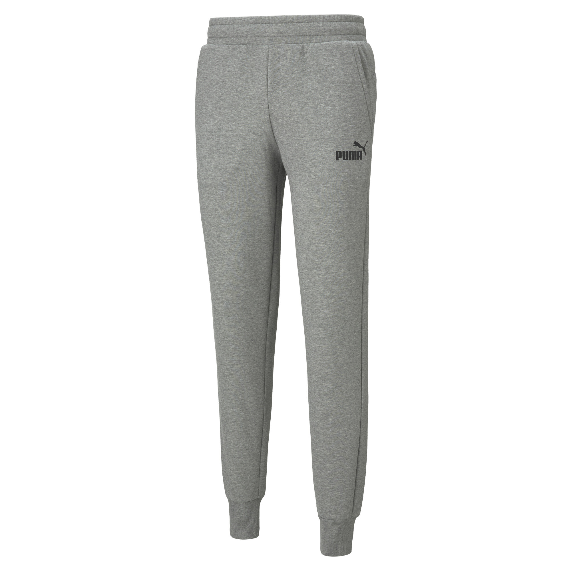 Men's Puma Essentials Logo's Sweatpants, Gray, Size XXS, Clothing