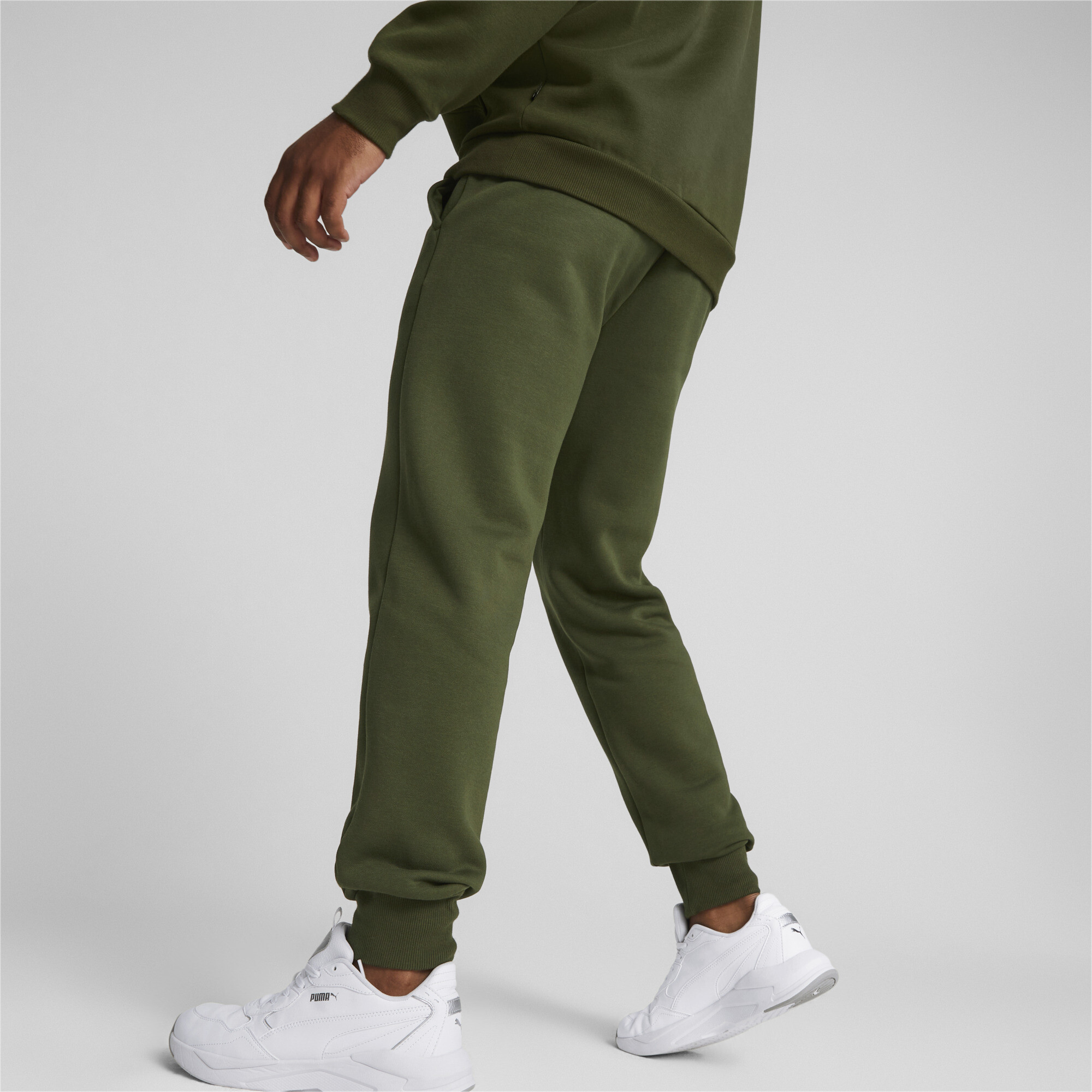 Puma core sale logo pants green