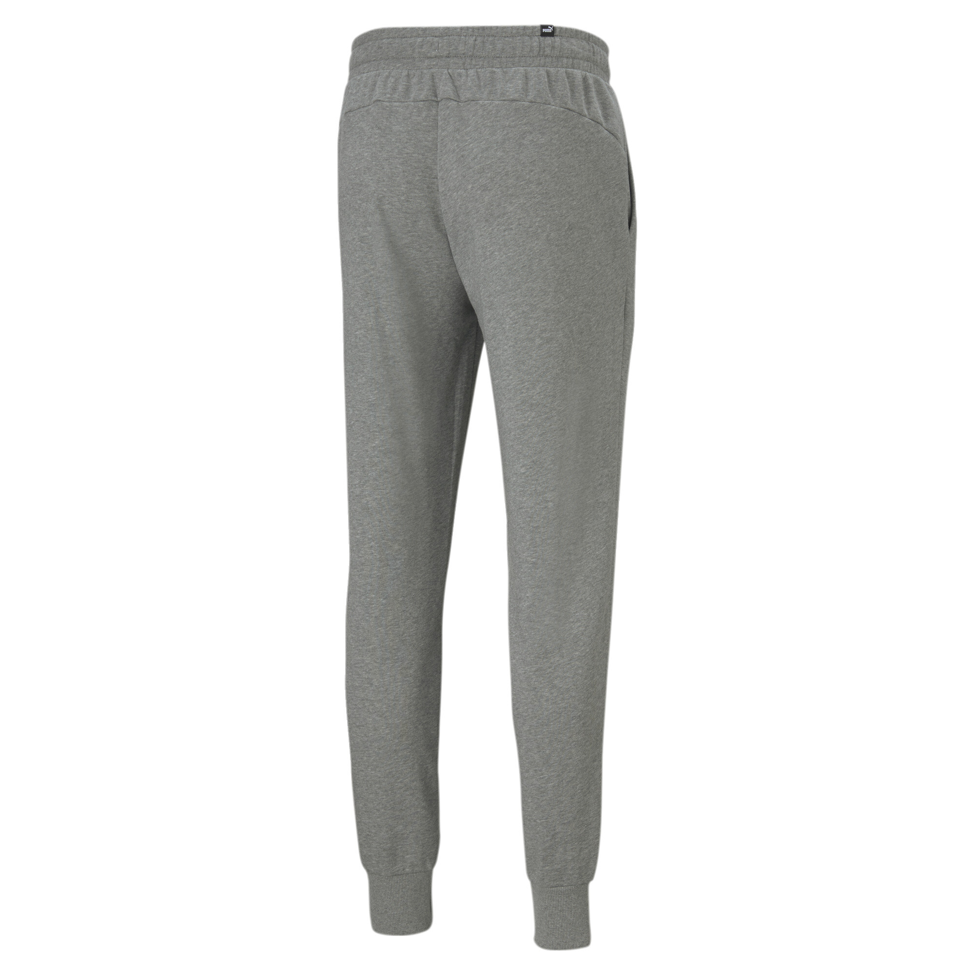 Men's PUMA Essentials Logo Sweatpants Men In Heather, Size Small