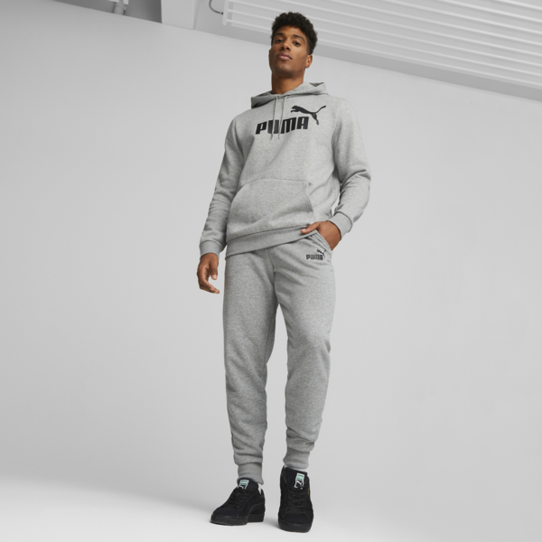Pants para hombre Essentials Logo, Medium Gray Heather, large-MEX
