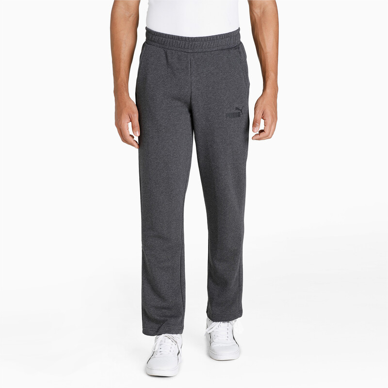 

Men's PUMA Logo Regular Fit Knitted Sweat Pants, Gray