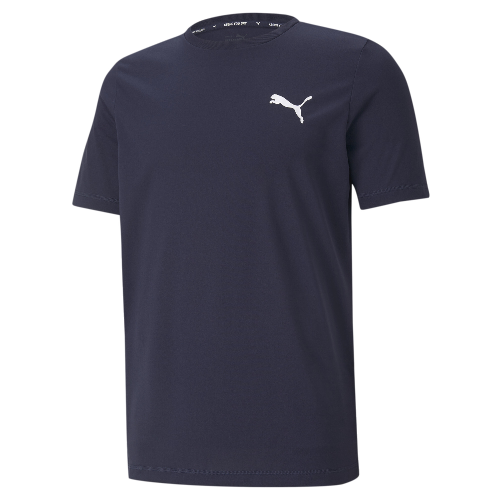 ACTIVE Small Logo Erkek T shirt Mavi Puma Sku 586725 06 PUMA Turkiye Resmi Al veri Sitesi