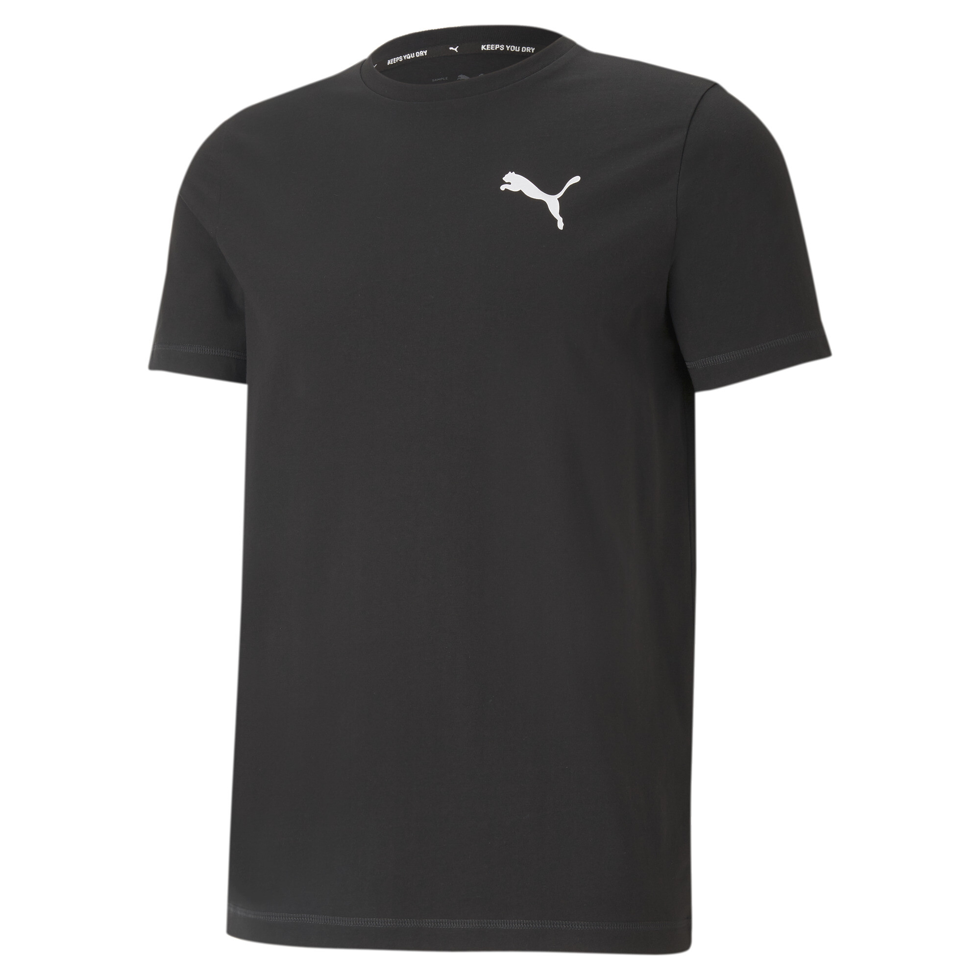 Men's Puma Active Soft T-Shirt, Black, Size L, Clothing