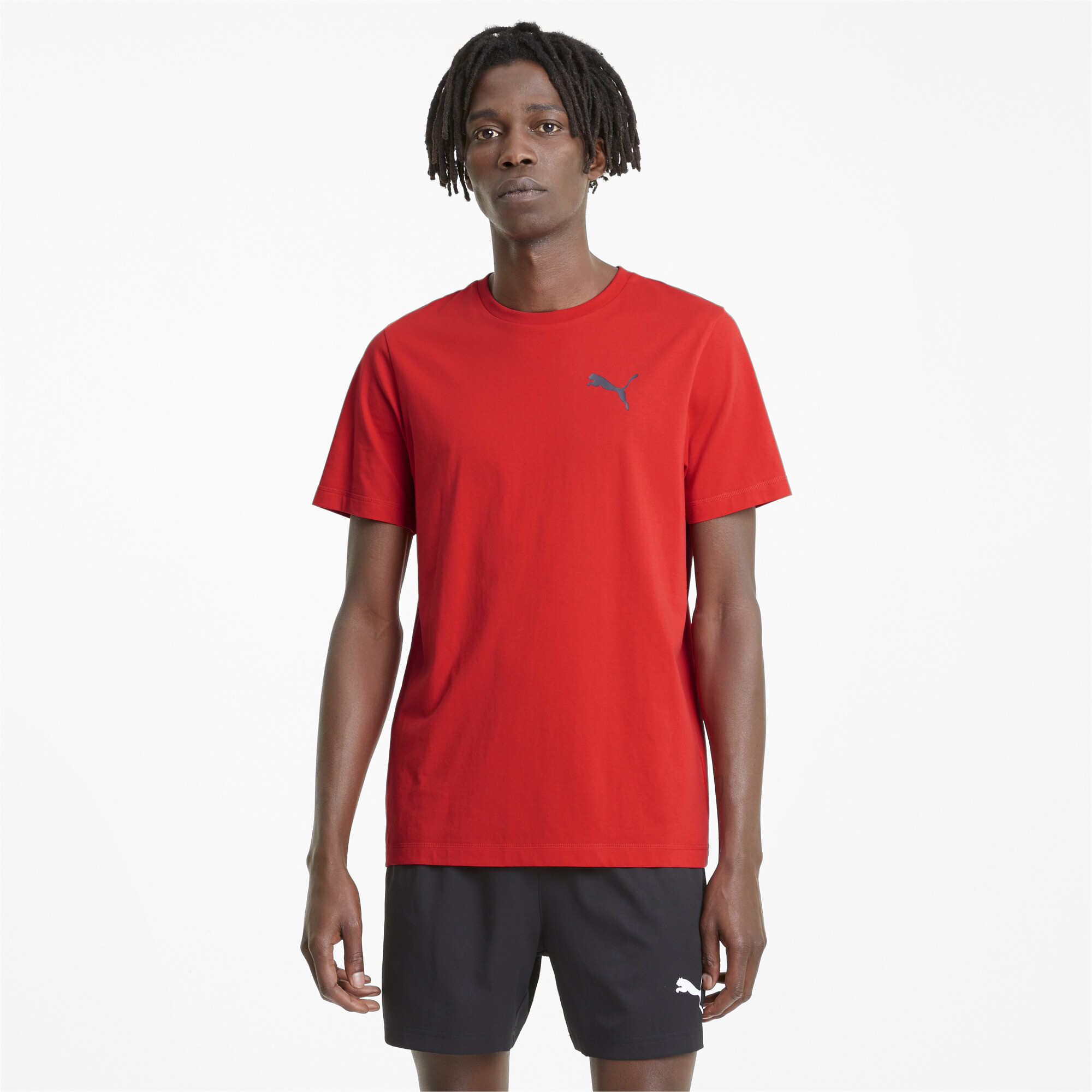 Men's Puma Active Soft T-Shirt, Red, Size XXL, Clothing