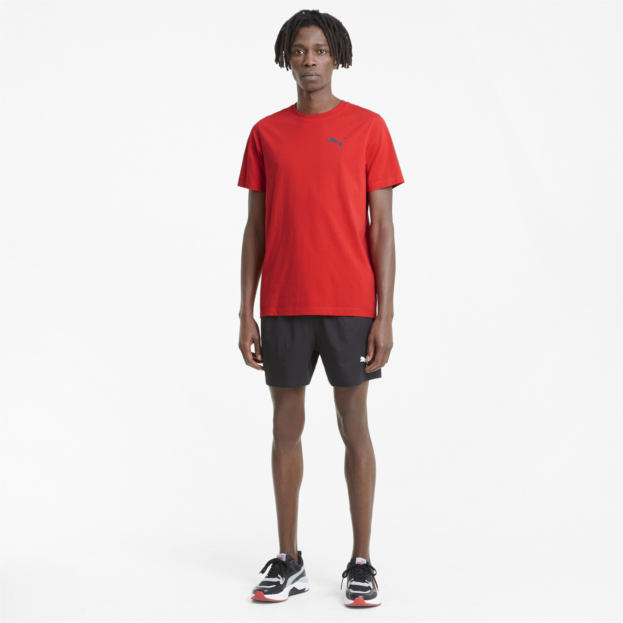 Men's Puma Active Soft T-Shirt, Red, Size XXL, Clothing