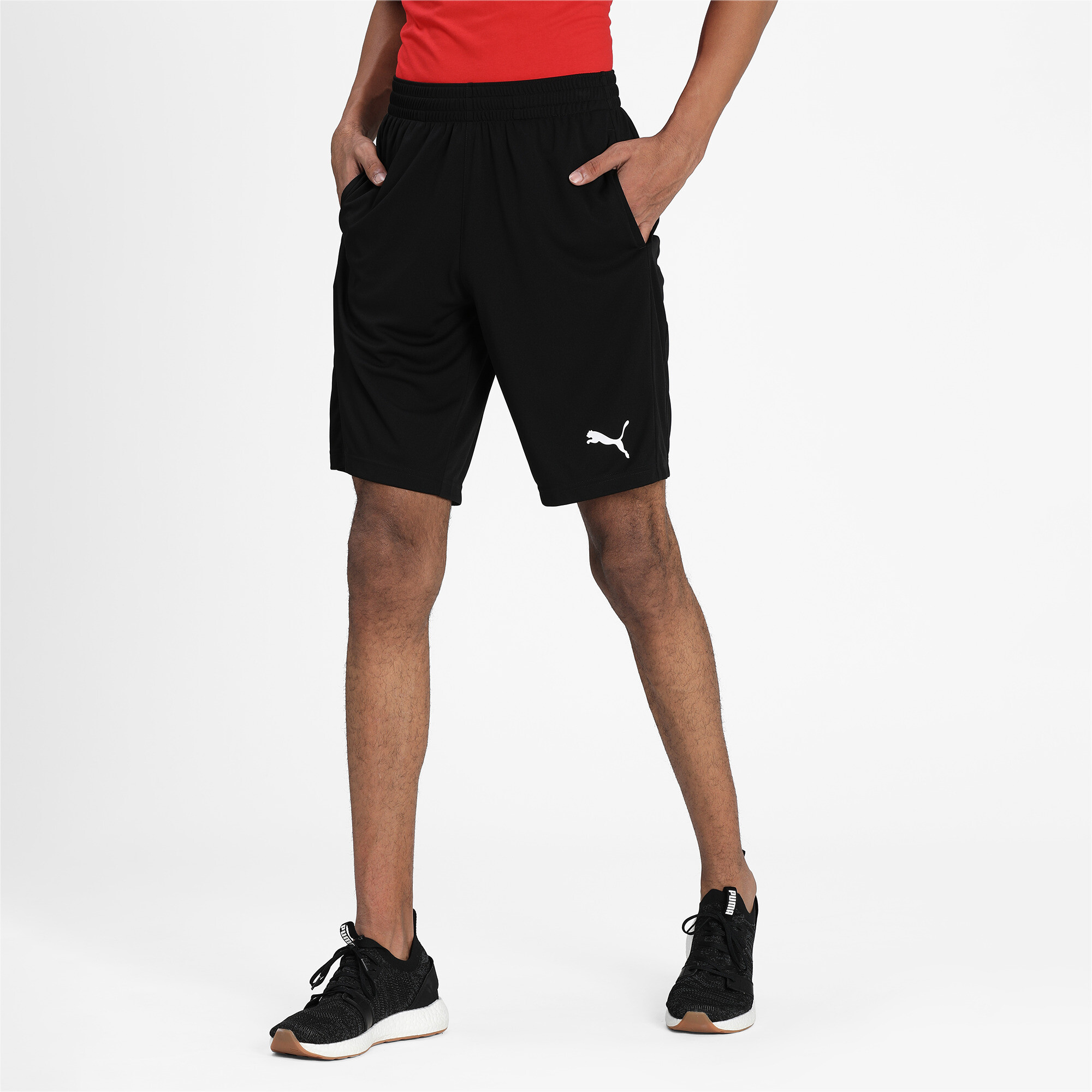 Men's Puma Active Interlock's Shorts, Black, Size XXS, Lifestyle