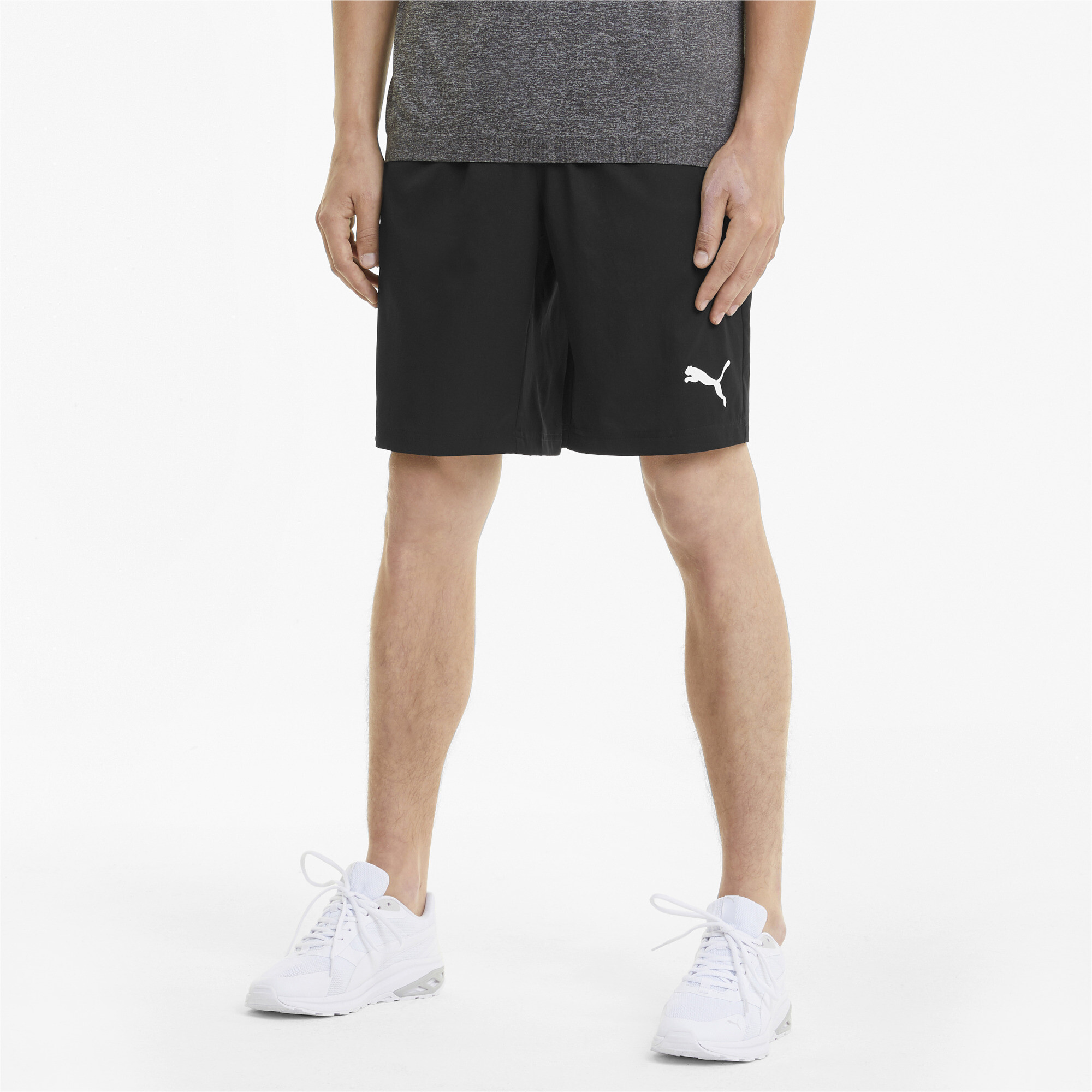 Men's Puma Active Woven 9 Shorts, Black, Size XL, Clothing