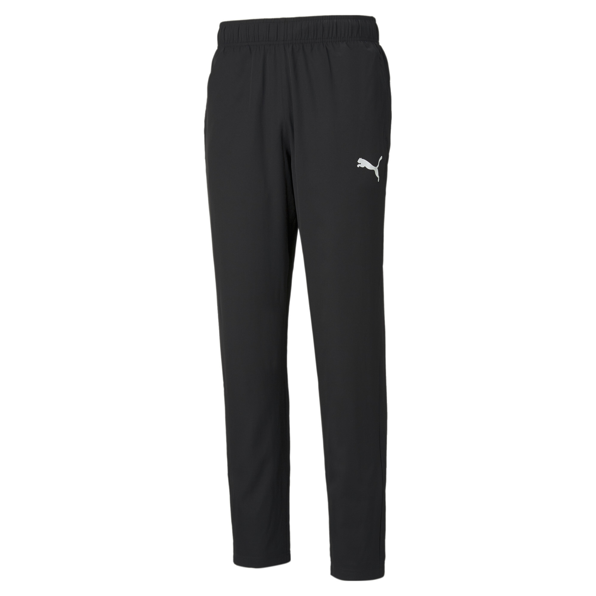 Men's Puma Active Woven's Sweatpants, Black, Size XL, Clothing