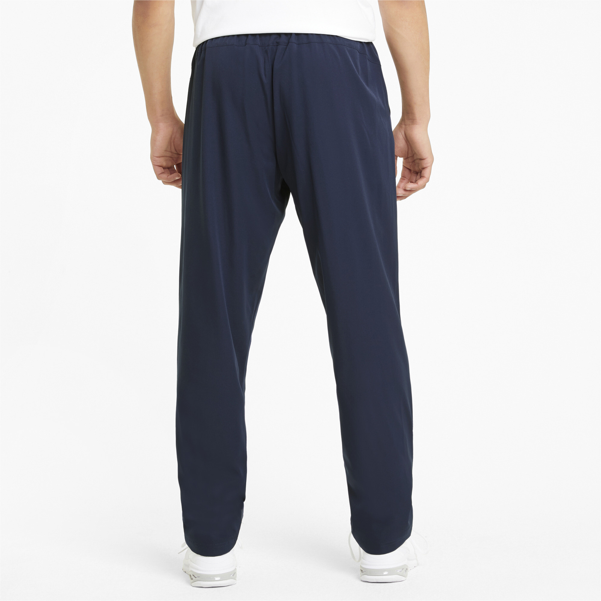 Men's Puma Active Woven's Sweatpants, Blue, Size S, Clothing