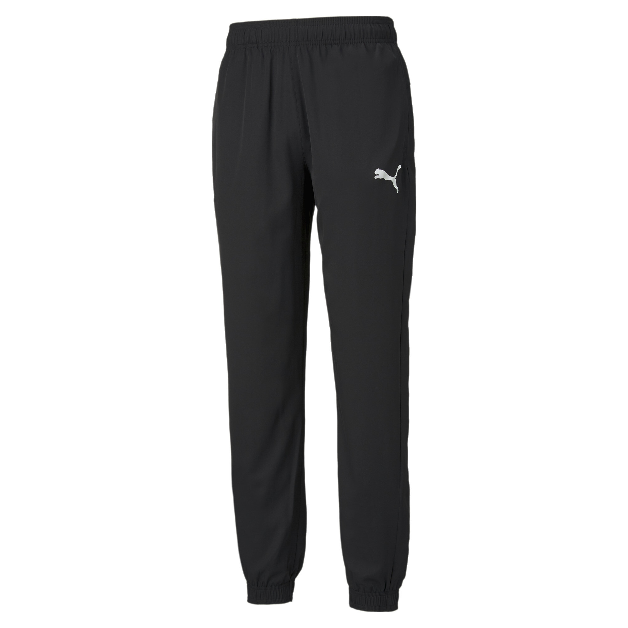 Men's Puma Active Woven Pants, Black, Size XXS, Clothing