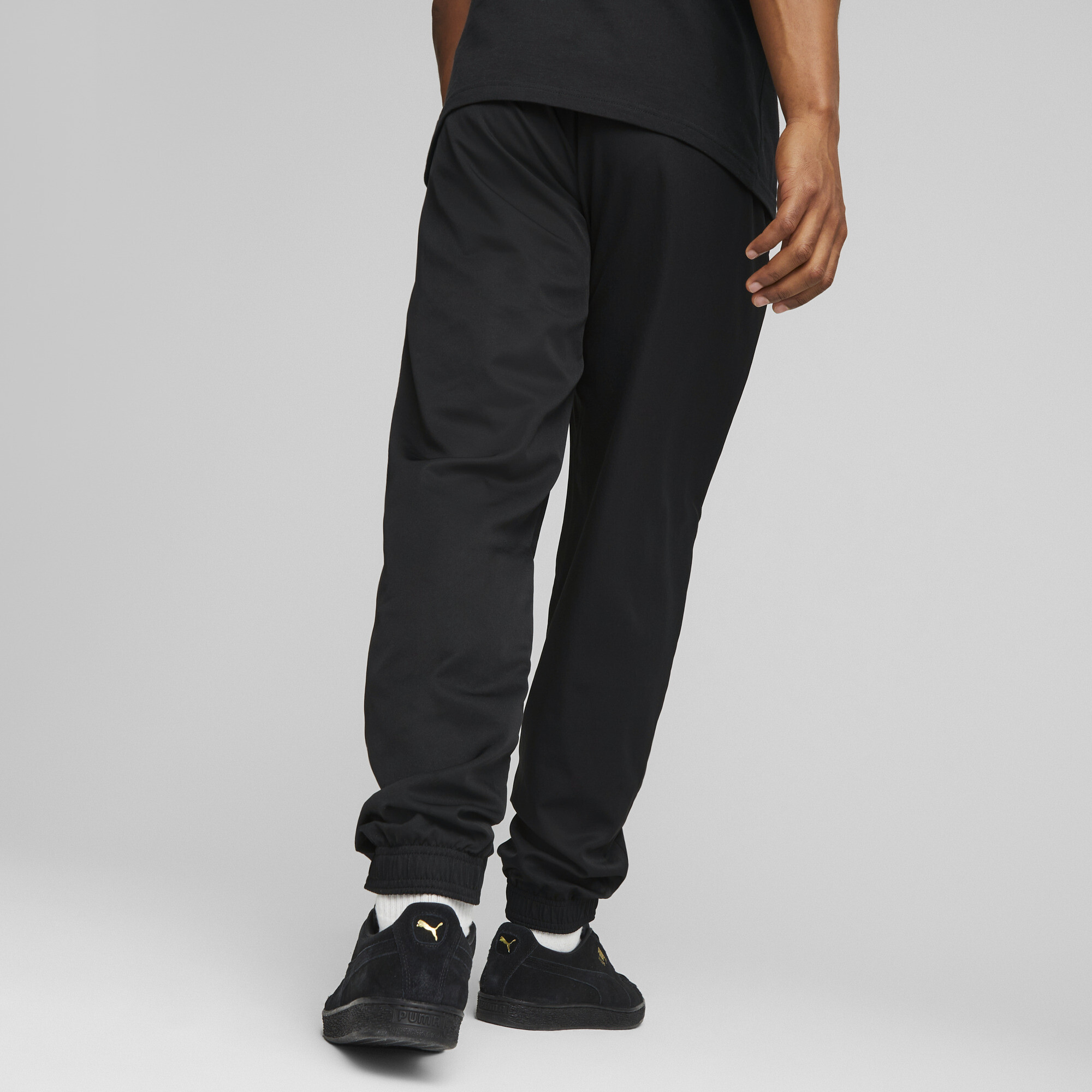 Men's Puma Active Woven Pants, Black, Size XXS, Clothing