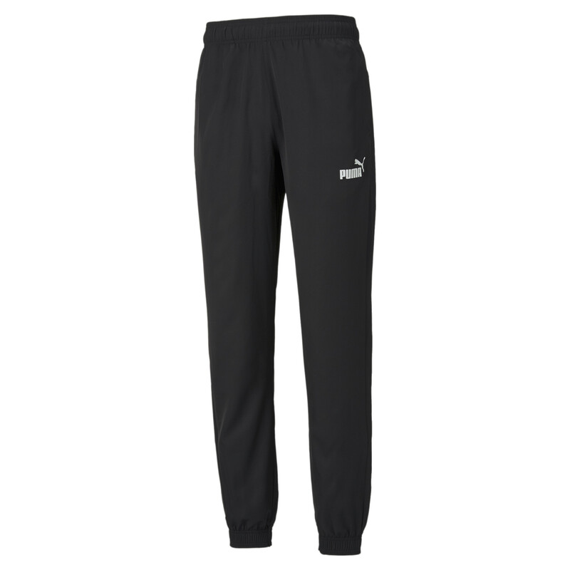 Men's PUMA Active Woven Regular Fit Pants, Black