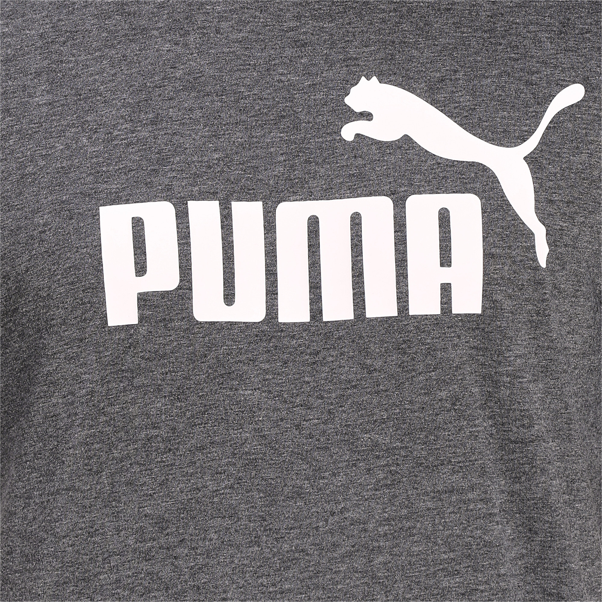 Men's Puma Essentials Heather T-Shirt, Black, Size 4XL, Lifestyle