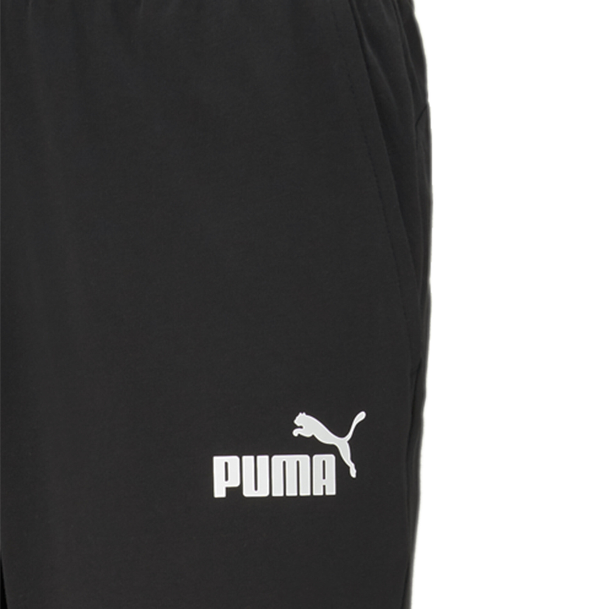 Men's Puma Essentials Jersey Pants, Black, Size M, Clothing