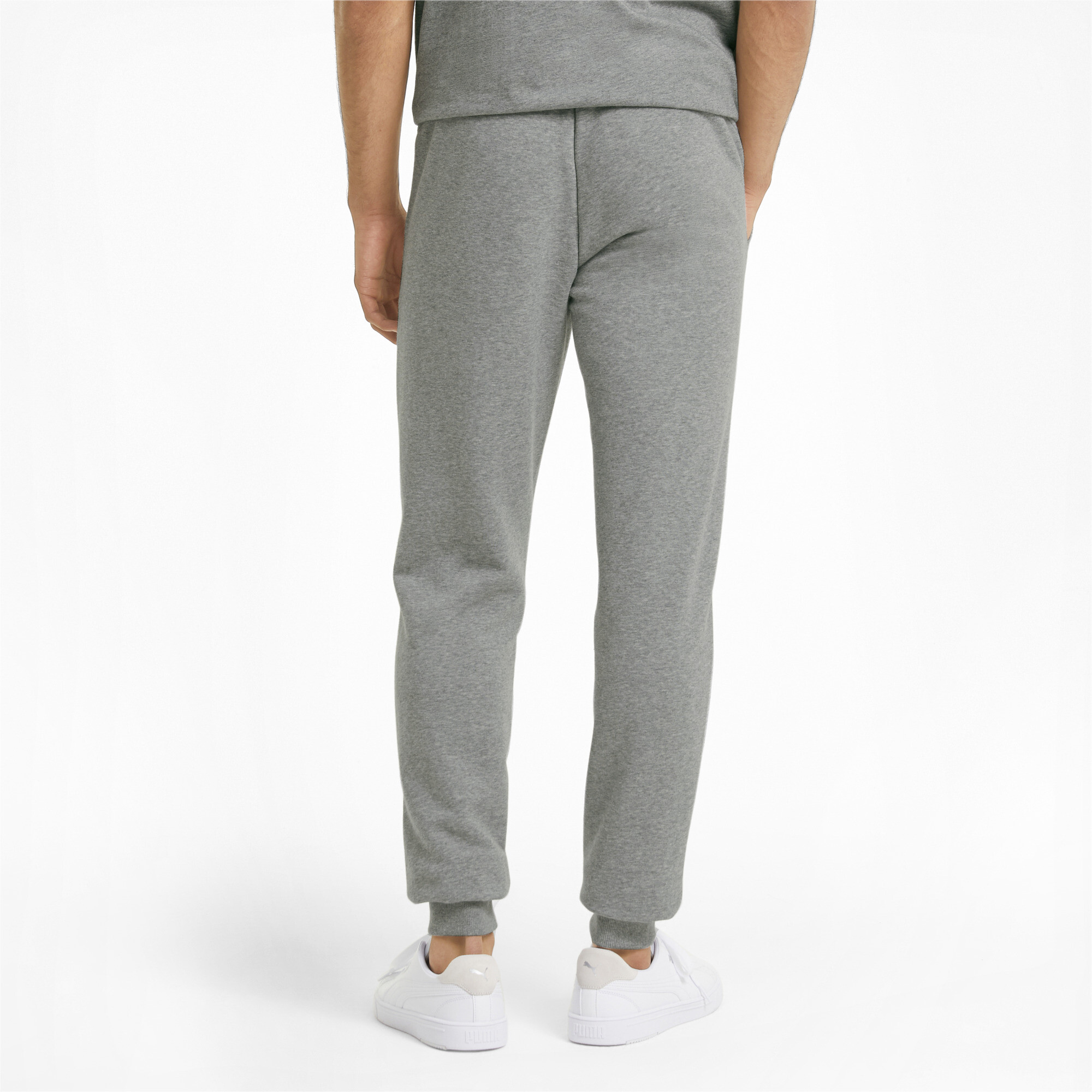 Men's Puma Essentials Slim's Pants, Gray, Size XXS, Clothing