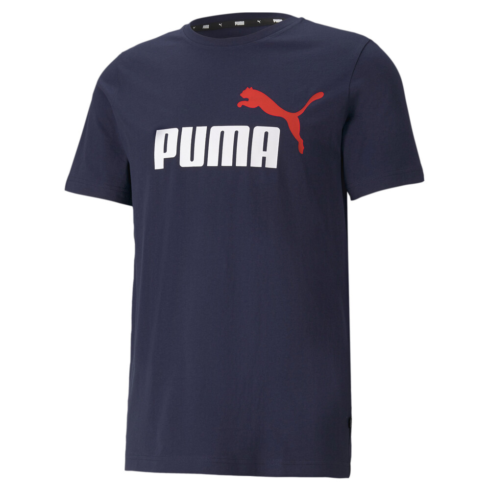 фото Футболка essentials+ 2 colour logo men's tee puma