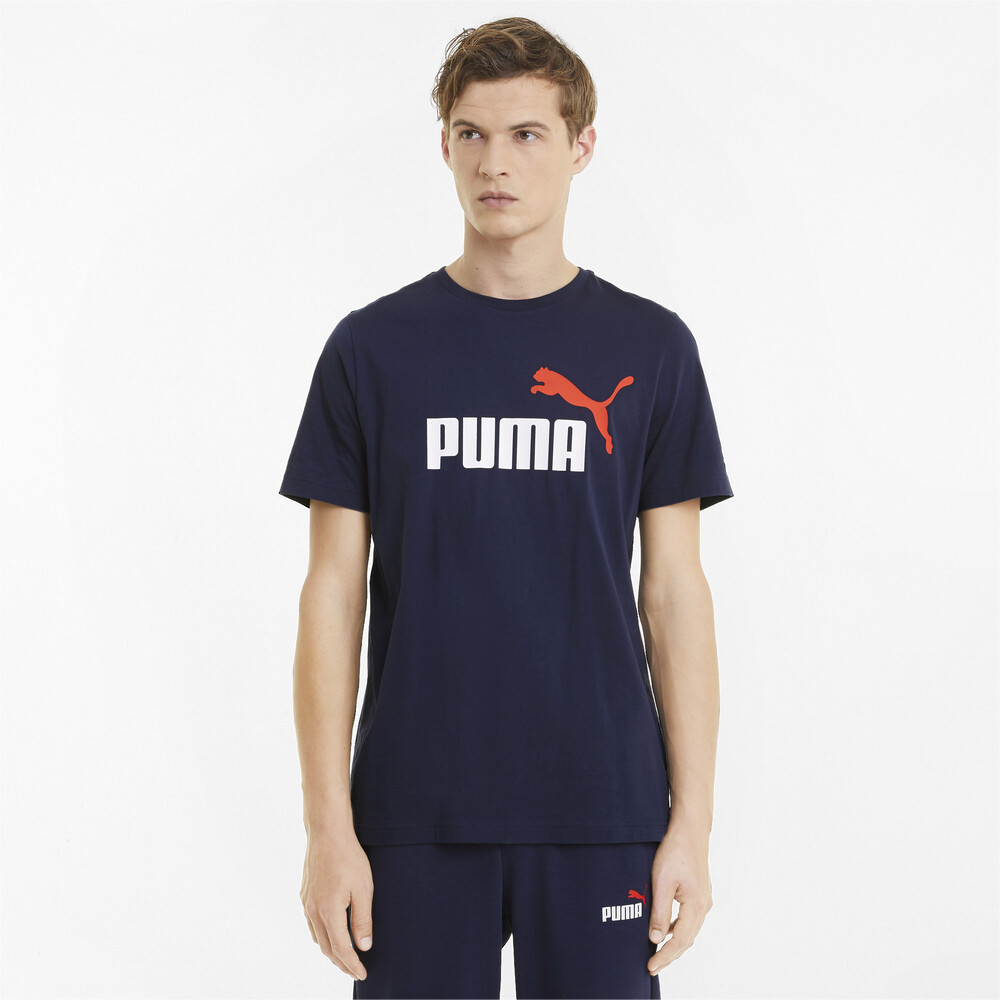 фото Футболка essentials+ 2 colour logo men's tee puma