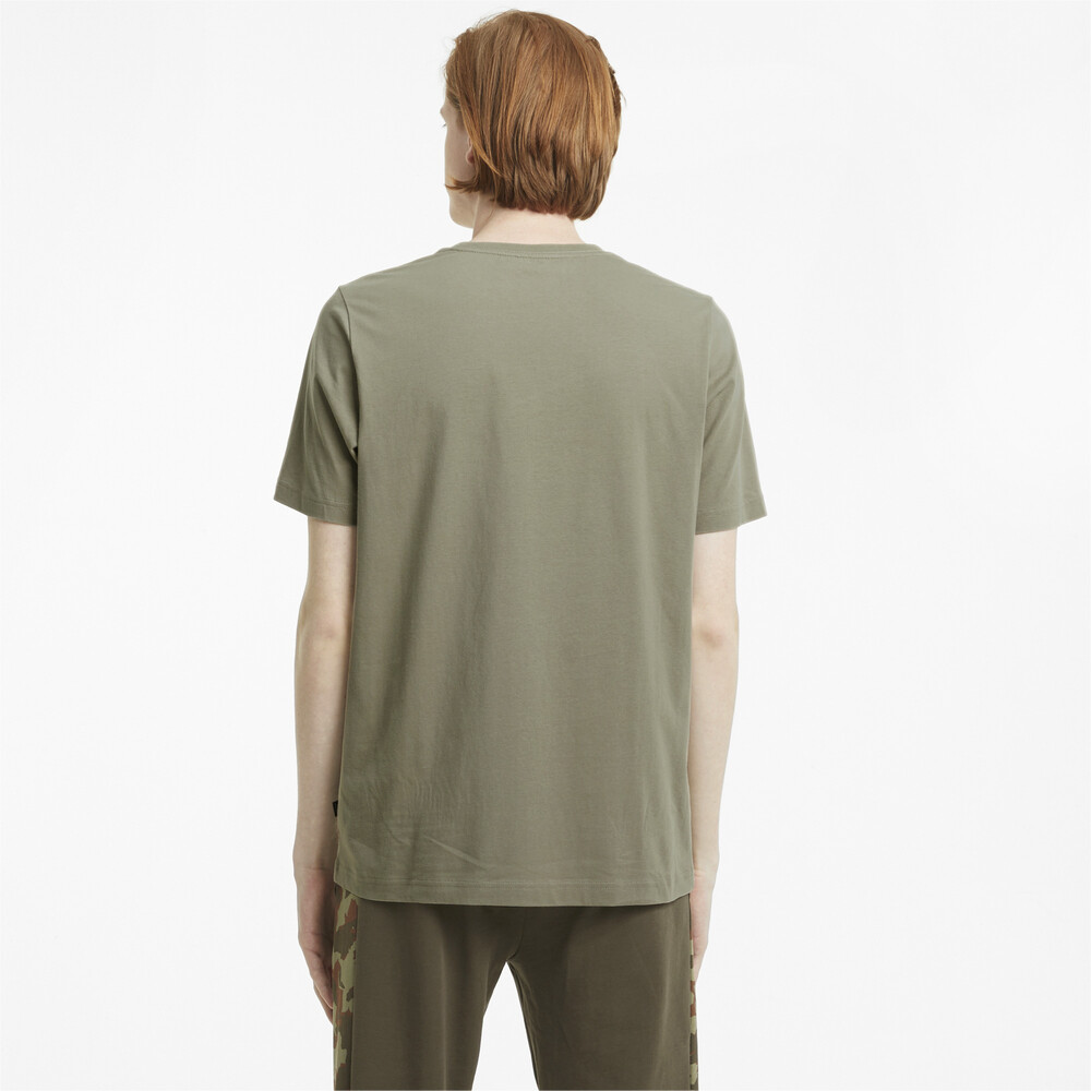 

PUMA - male - Футболка Essentials+ 2 Colour Logo Men's Tee – Vetiver –, Серый