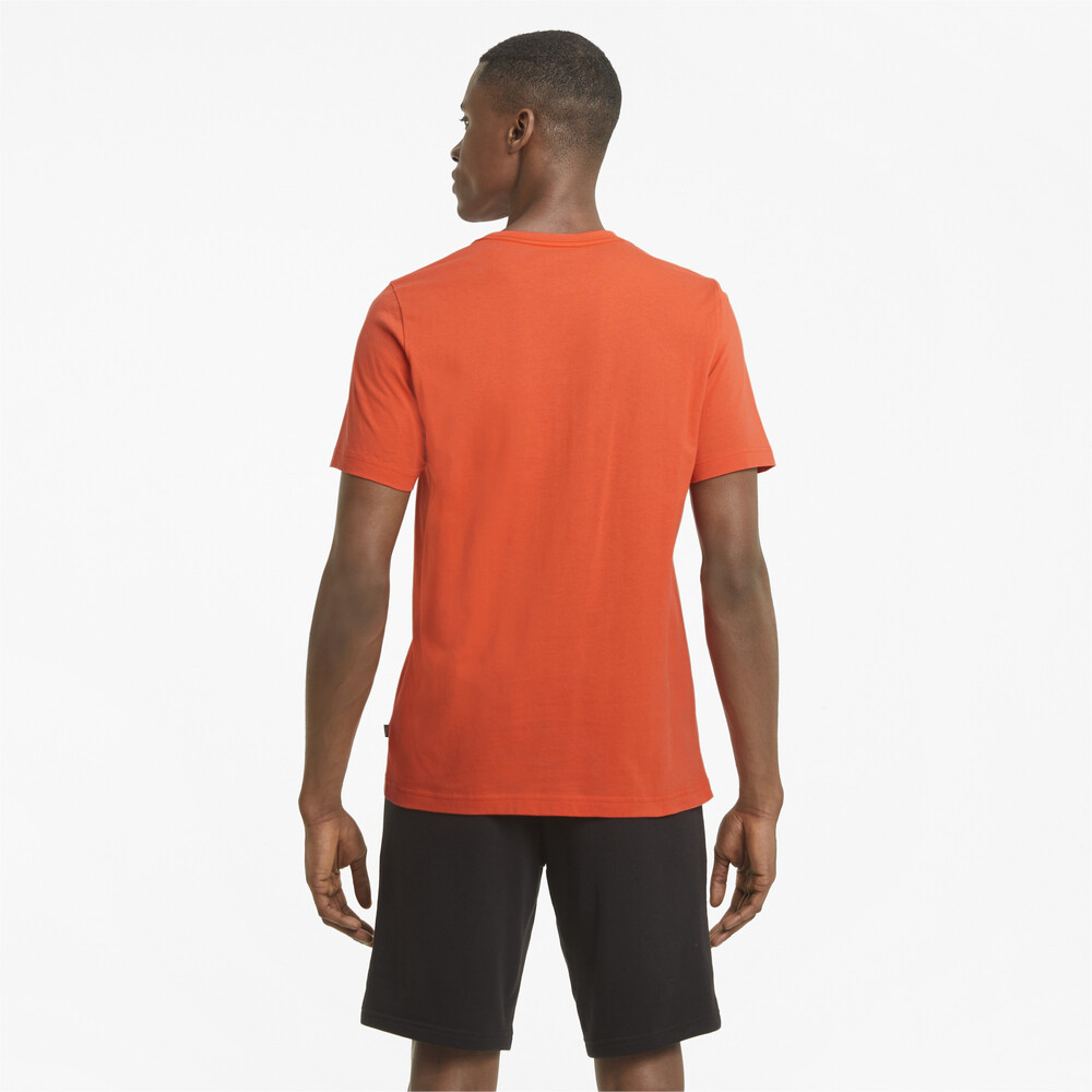 

PUMA - male - Футболка Essentials+ 2 Colour Logo Men' Tee – Tigerlily –, Оранжевый