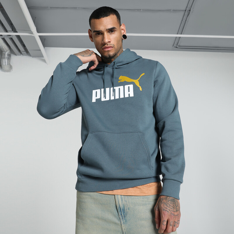 

Men's PUMA Essential+ 2 Colour Big Logo Regular Fit Hoodie