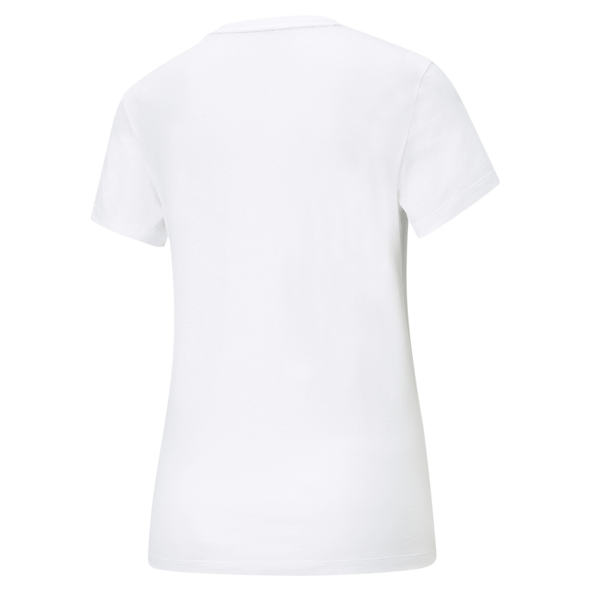 Women's Puma Essentials Logo T-Shirt, White, Size L, Clothing