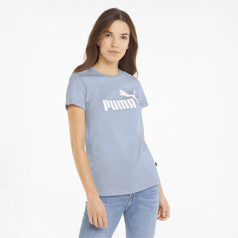 Women's PUMA Essentials Logo T-shirt, Arctic ice