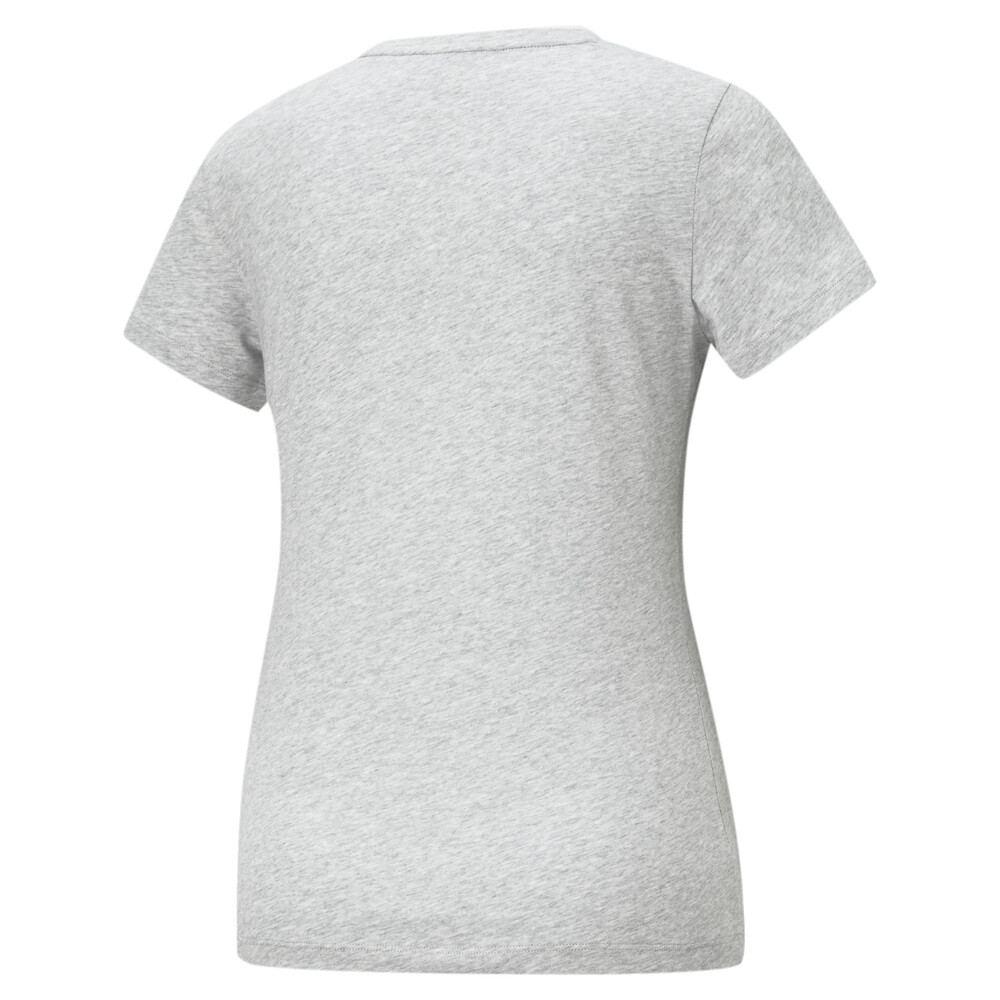 

PUMA - female - Футболка Essentials Small Logo Women’s Tee – Light Gray Heather-CAT –, Серый