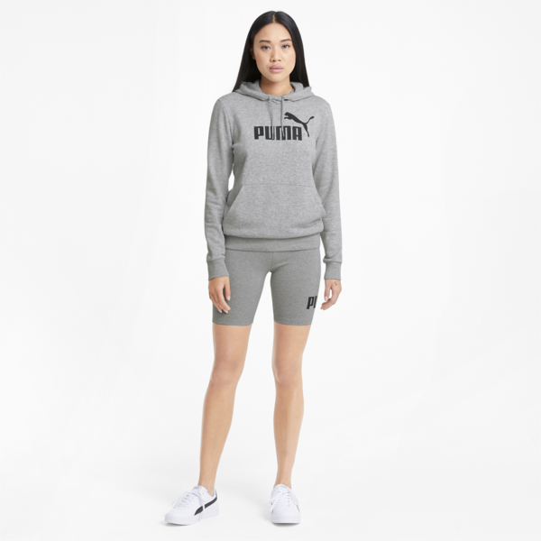Essentials Logo Women's Hoodie, Light Gray Heather, large-MEX