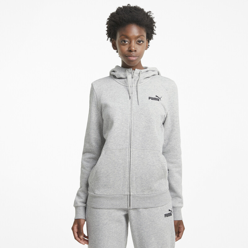 

Women's PUMA Full-Zip Hoodie, Gray
