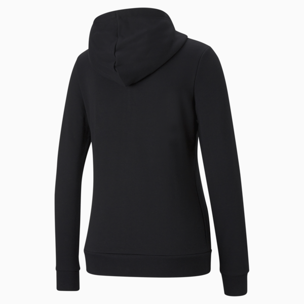 Essentials Full-Zip Women's Hoodie, Puma Black, large-MEX