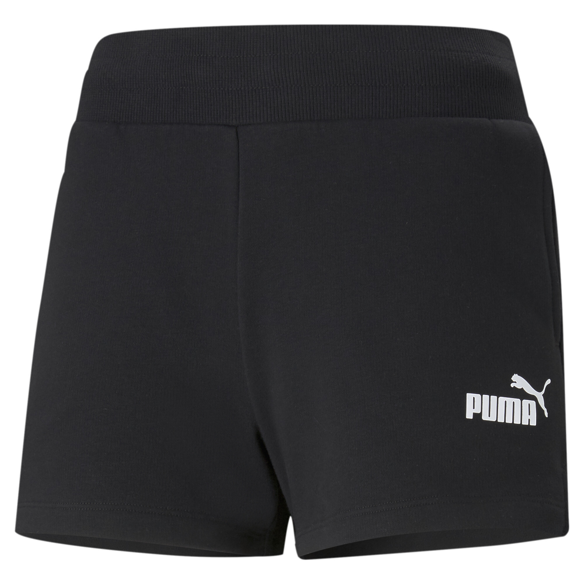 Women's Puma Essentials Sweat Shorts, Black, Size XXS, Lifestyle