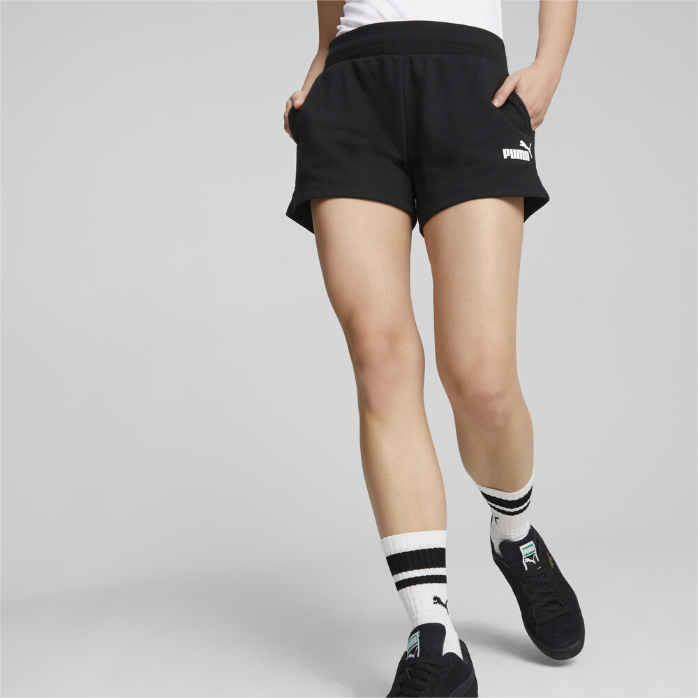 Essentials Women's Sweat Shorts Black PUMA