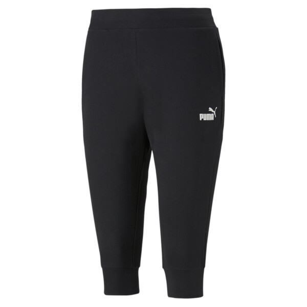 Puma Essentials Capri Women's Sweatpants In Black